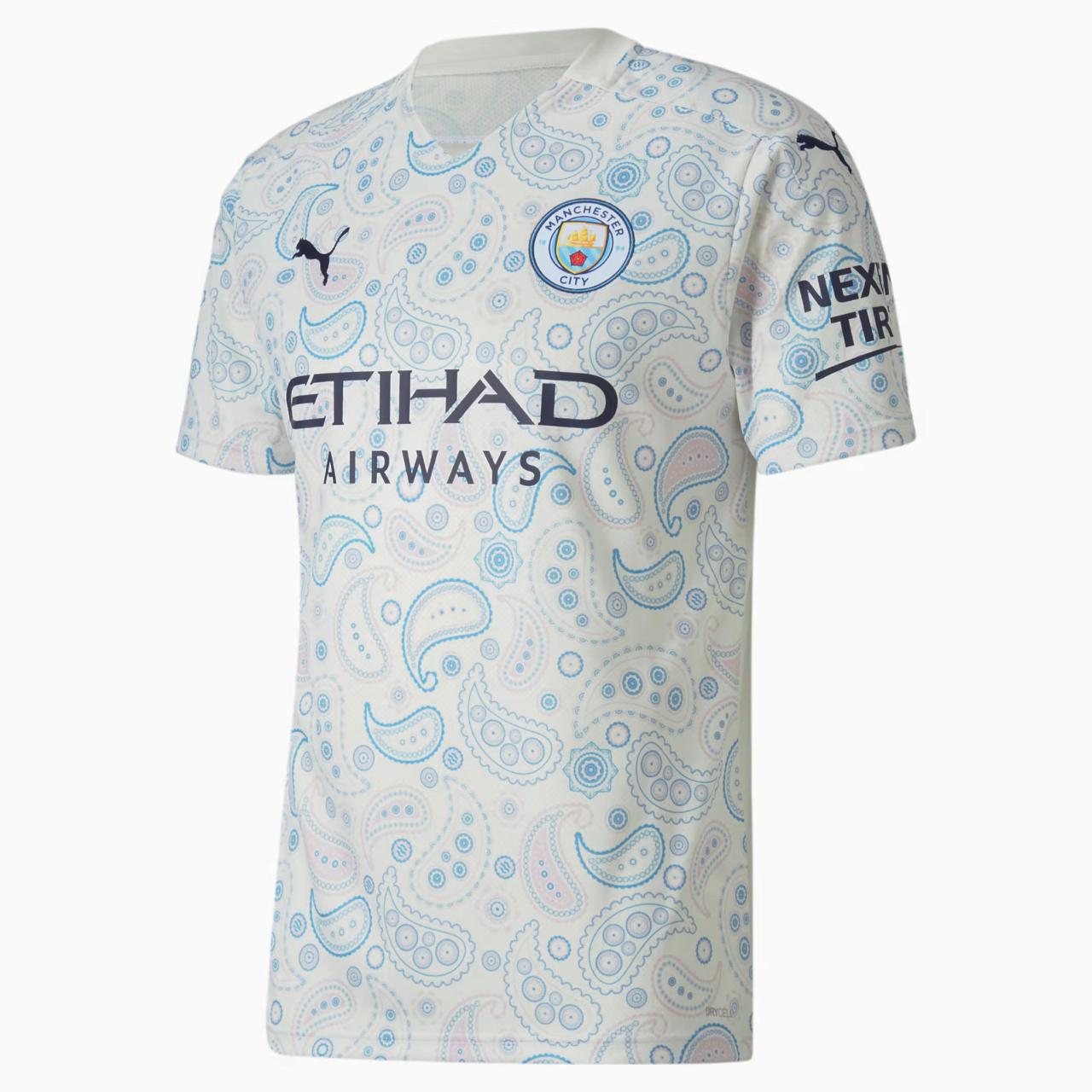 Manchester City white shirt new design