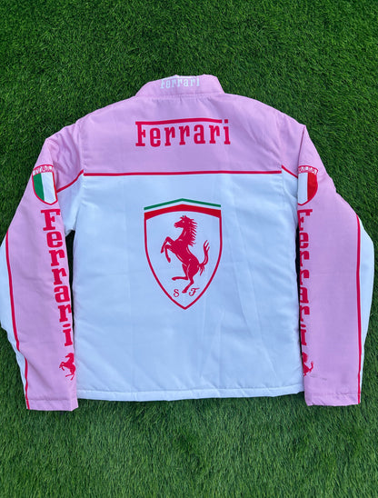 Pink Ferrari Formula Jacket parachute