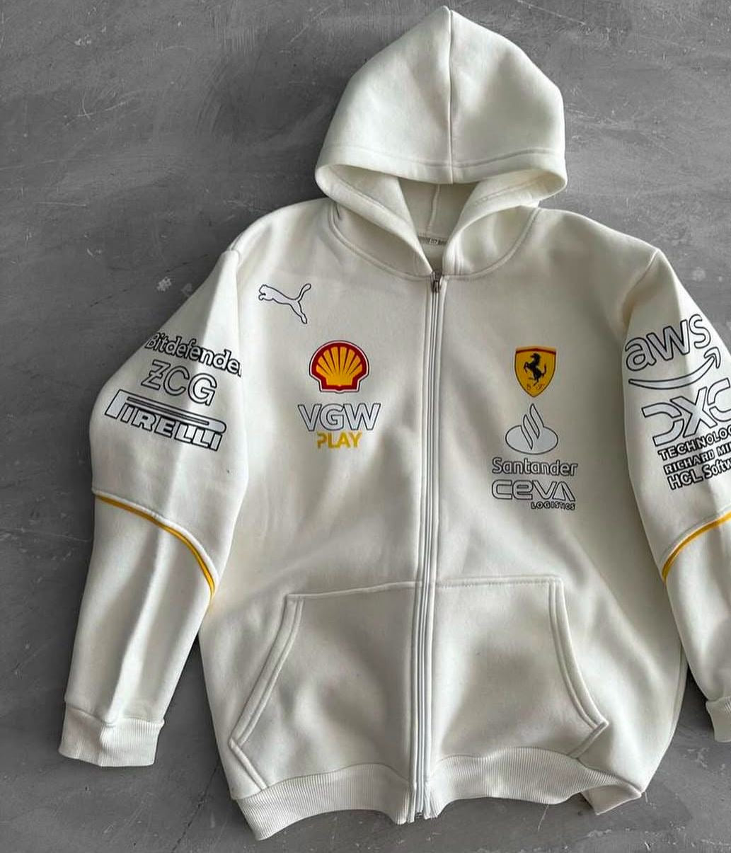 Formula Ferrari Polyster Hoodie