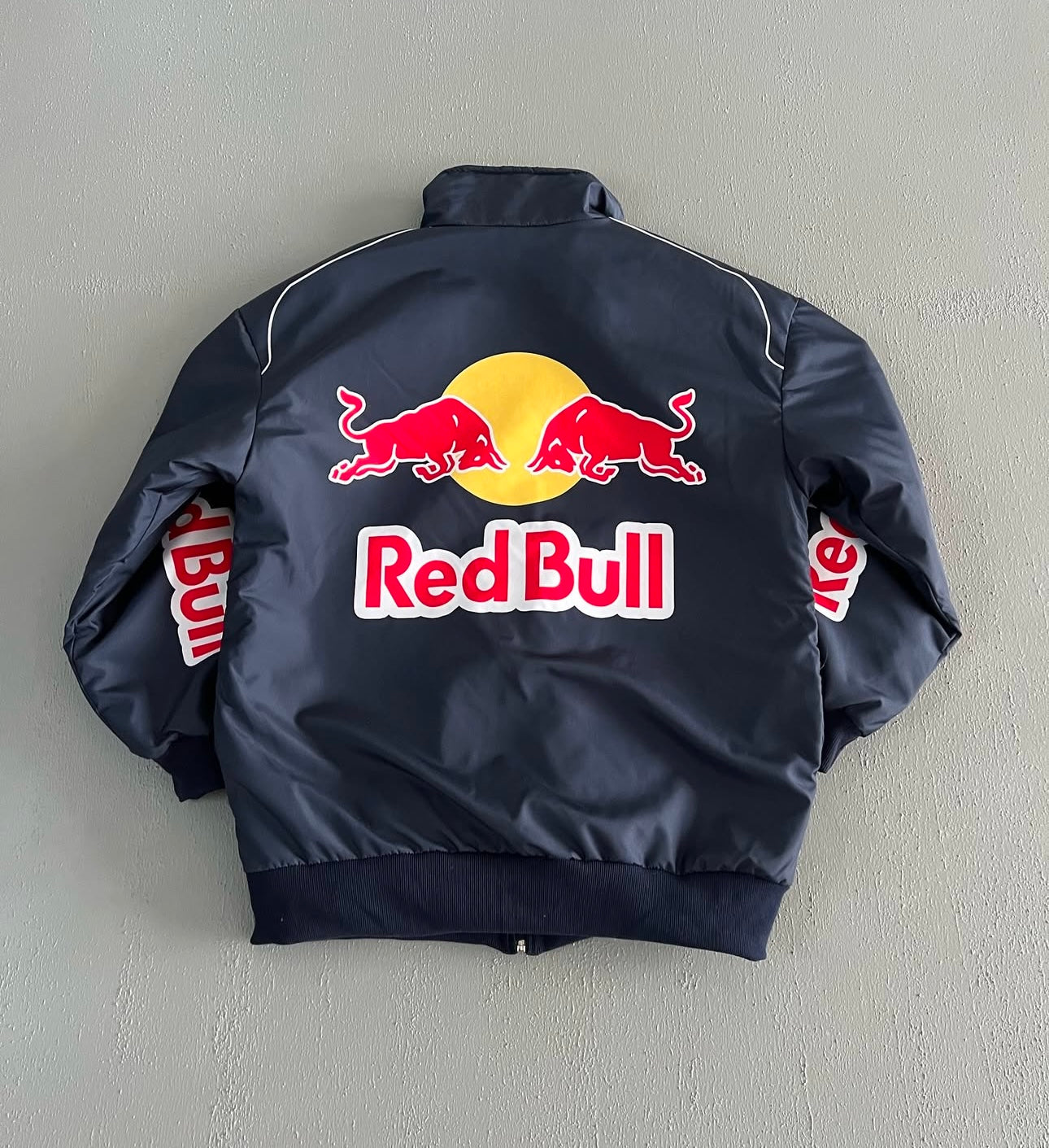 F-1 redbull parachute material printed jacket