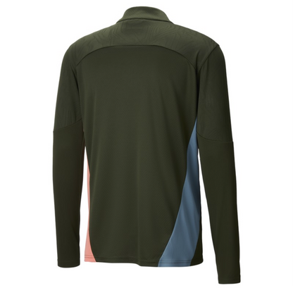 Manchester City black training zipper