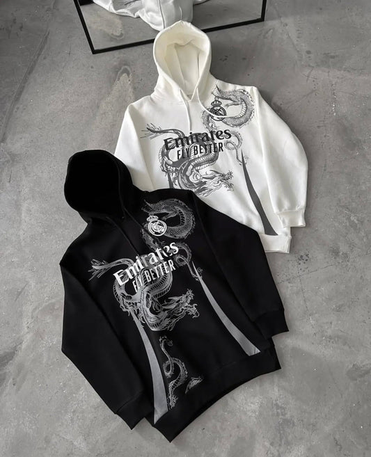 Real Madrid Polyster dragon hoodie