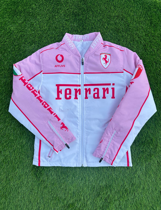 Pink Ferrari Formula Jacket parachute