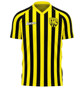 Al-Ittihad 2023-2024 Stripe Home Concept Football Kit