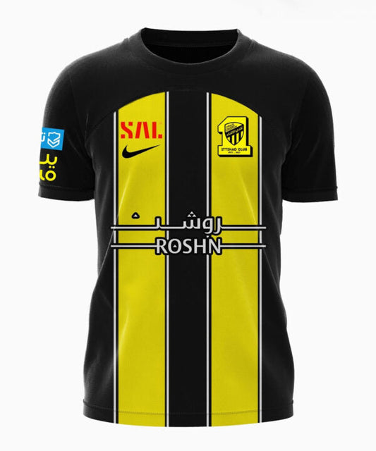 Al Ittihad FC Football Jersey 2023-24