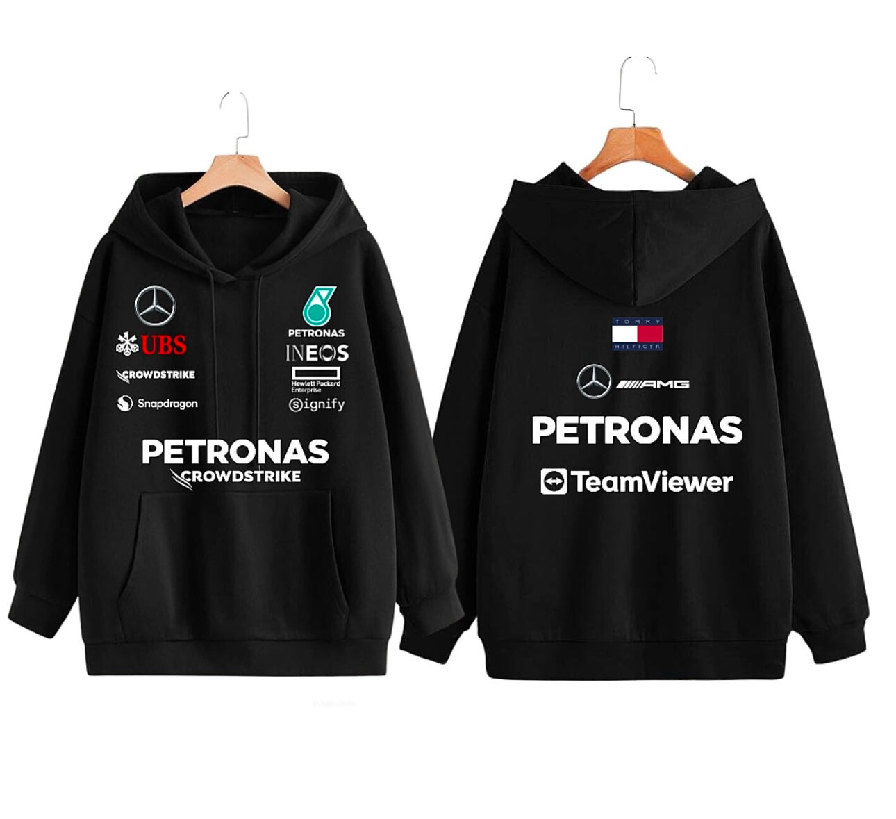 Petronas Printed Polyster Hoodie