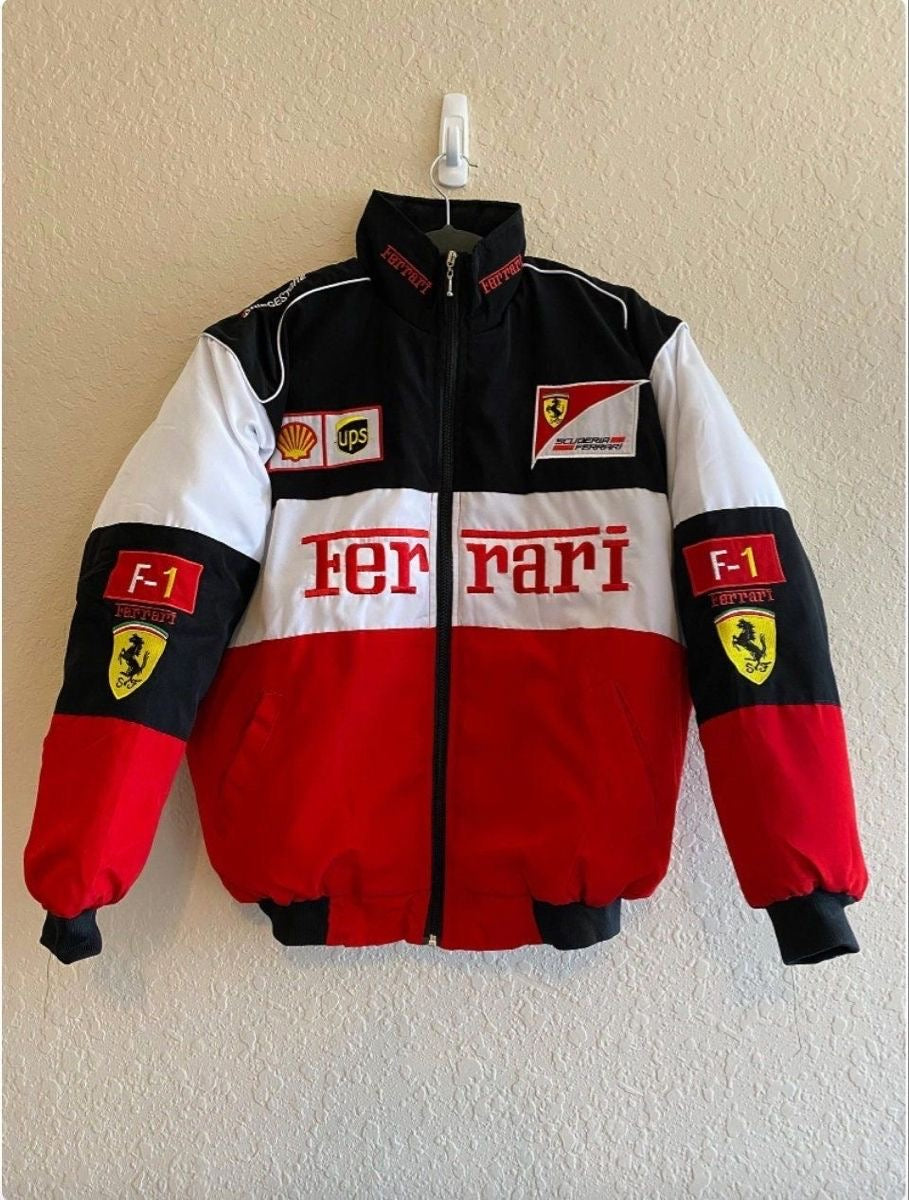 Ferrai F1 fully embroidery jacket