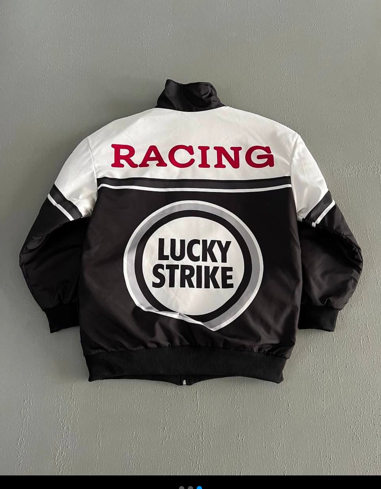 F-1 lucky strike parachute material jacket