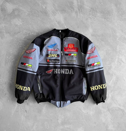 F-1 honda printed parachute material jacket