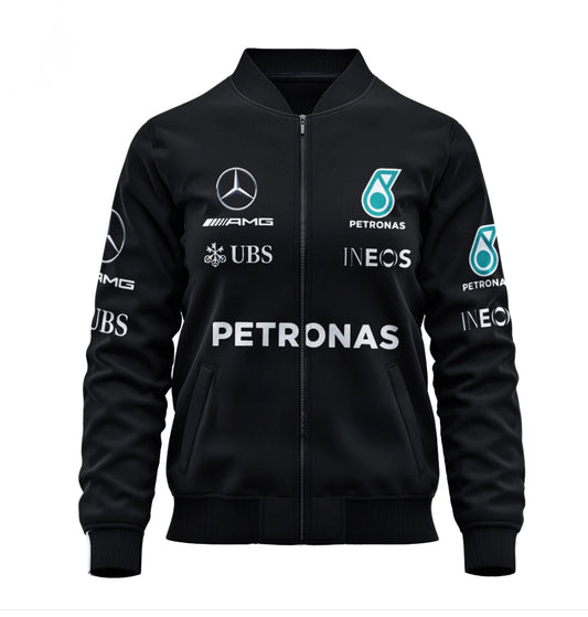 F-1 Black Merecdes AMG Bomber jacket