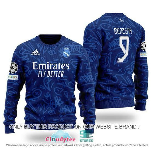 REAL MADRID SWEAT SHIRT BLUE