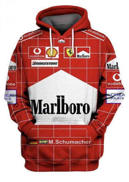 Ferrari and Malboro Racing F1 Hoodie