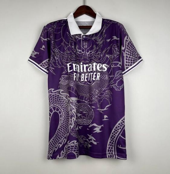 RONALDO REAL MADRID PURPLE DRAGON SHIRT