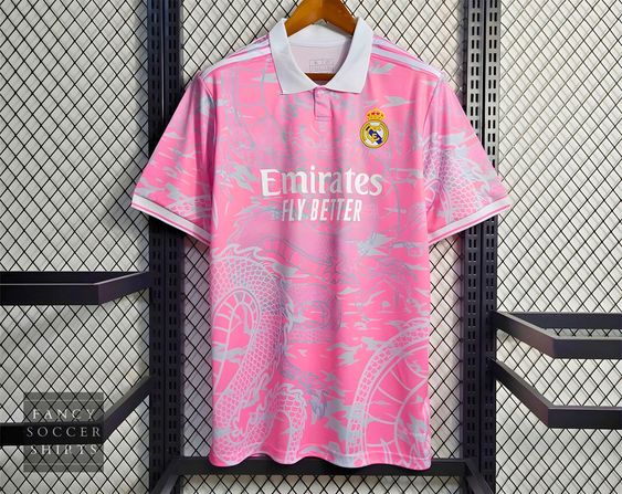 REAL MADRID PINK DRAGON RONALDO SHIRT