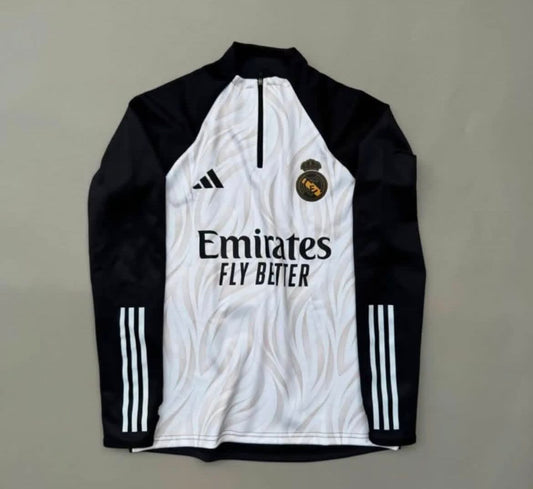 Real Madrid Premium Quality Digital printing Football zipper