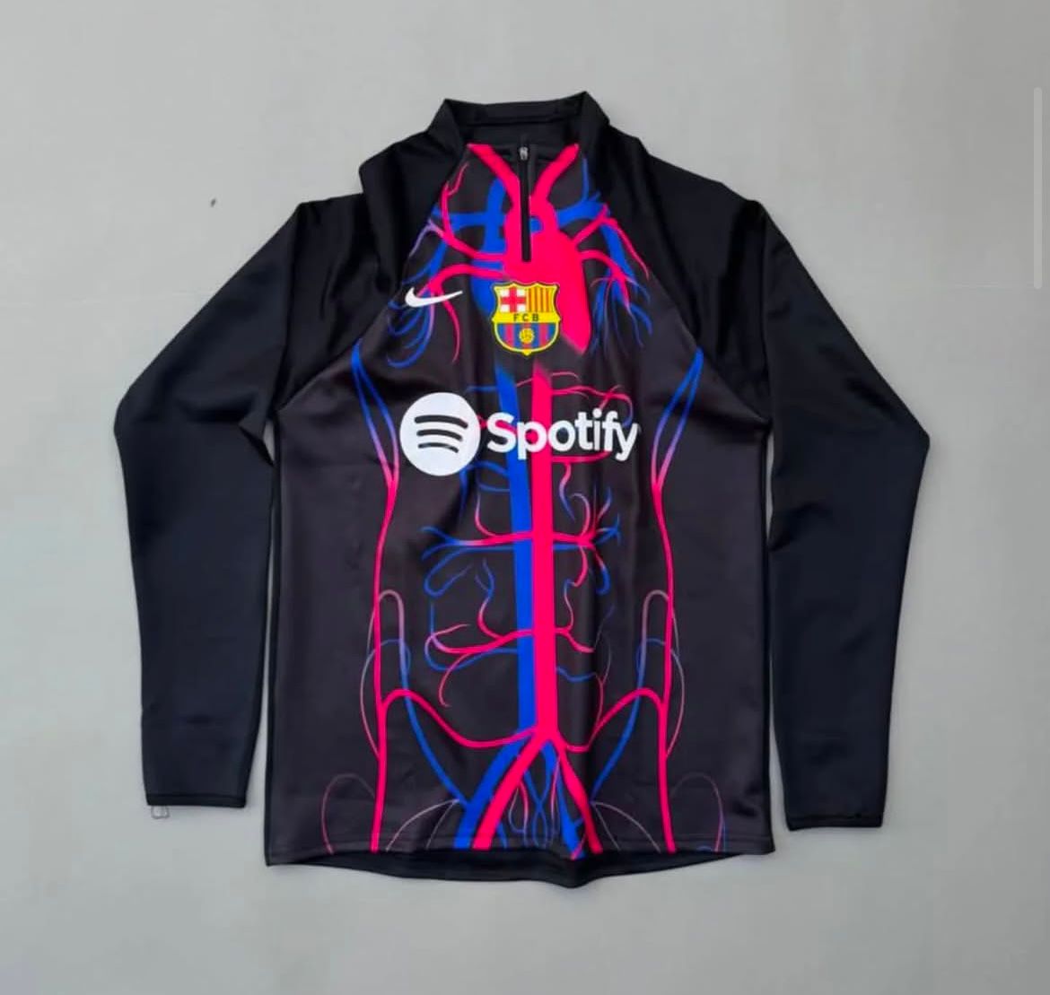 Barcelona Premium Quality Digital printing Football zipper